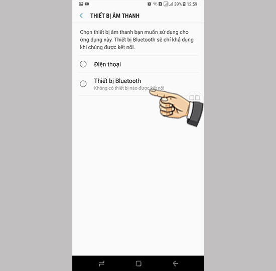 Chọn tiết bị âm thanh